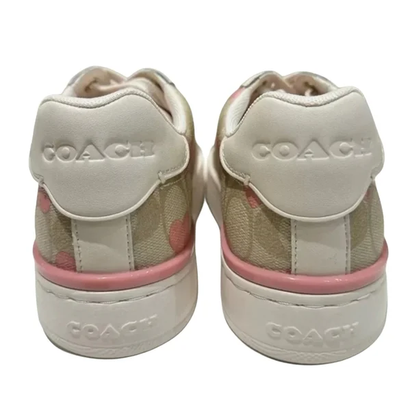 COACH SIGNATURE CANVAS HEARTS COLLECTION LOWTOP SNEAKERS SIZE 11 - Picture 5 of 10